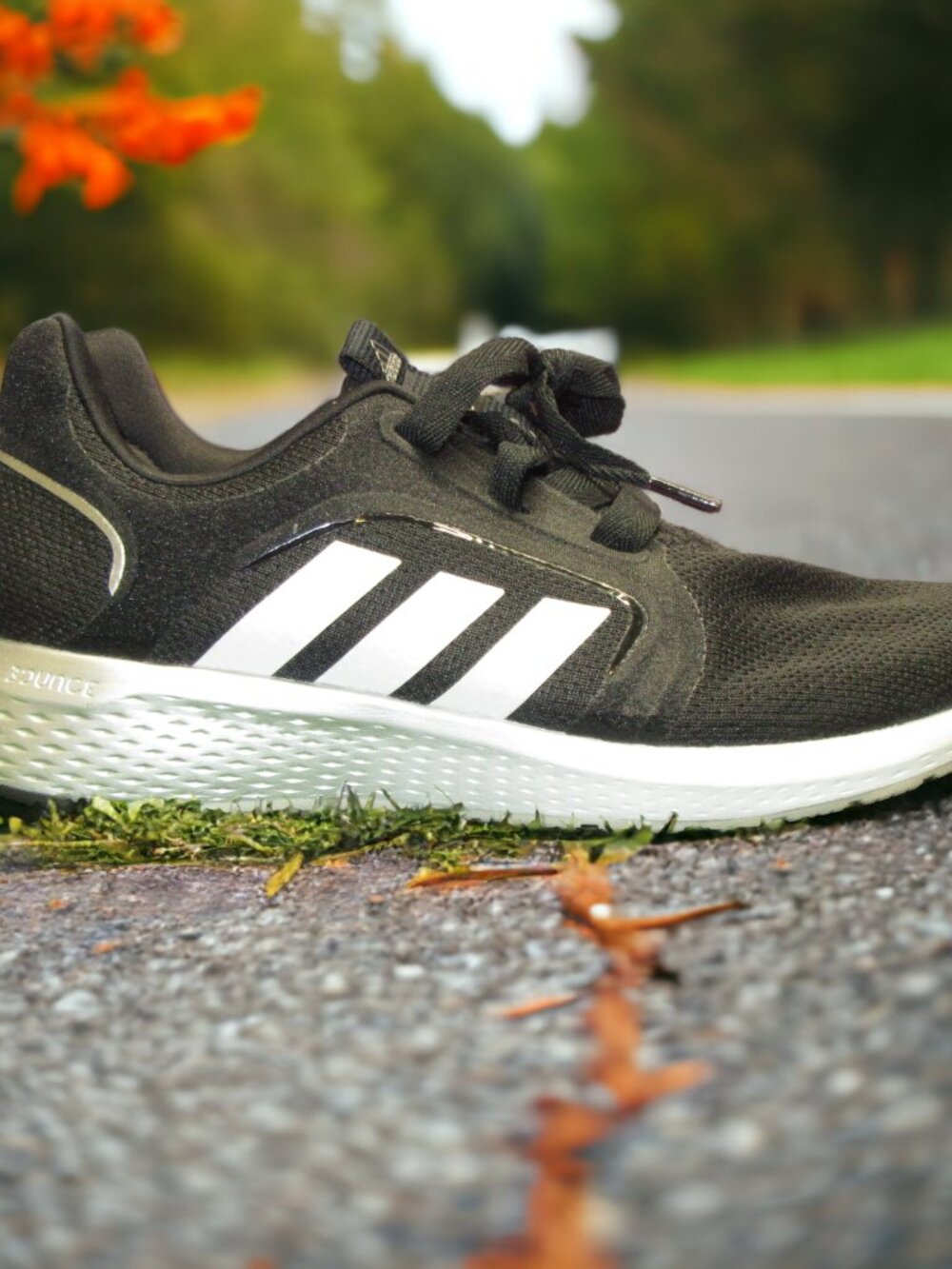 Adidas Edge Lux Bounce Black Running Sneakers Women's Shoes Size 10 GX0588